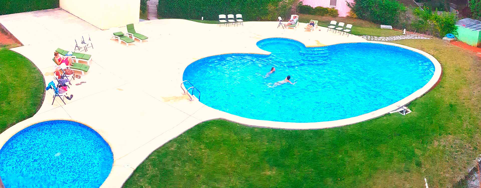 Alberca Hotel Villas Chicanná, Hotel en Xpujil Campeche